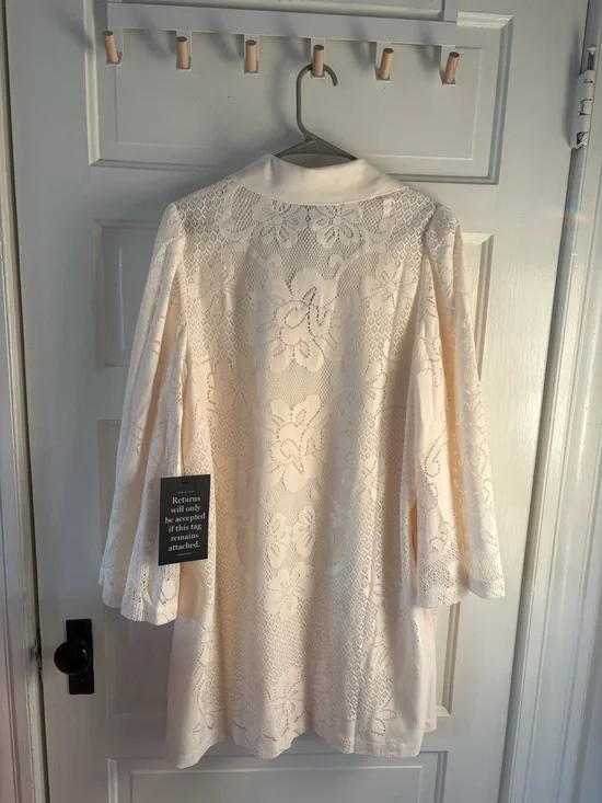 NWT Tuckernuck Ivory Lace Courtney Dress - Picture 9 of 11